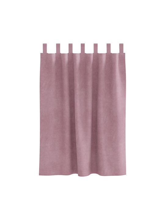 vidaXL Set of Pink Blackout Window Curtains with Tab Top 140x140cm