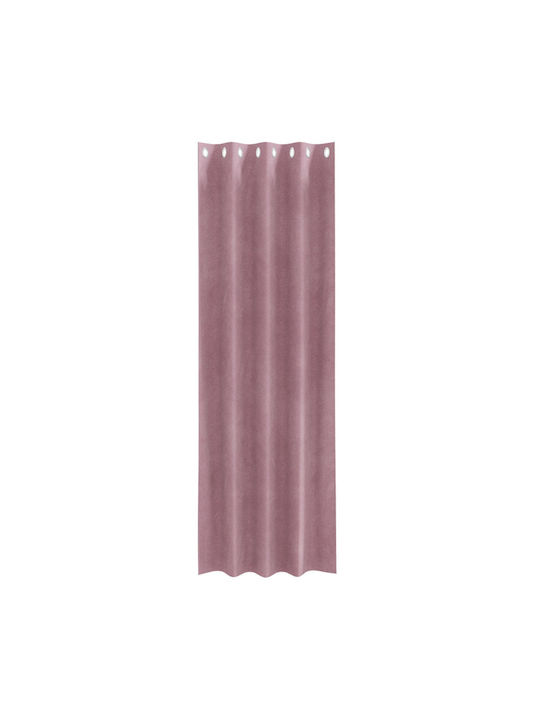 vidaXL Pink Blackout Window Curtain Set with Grommets 140x260cm