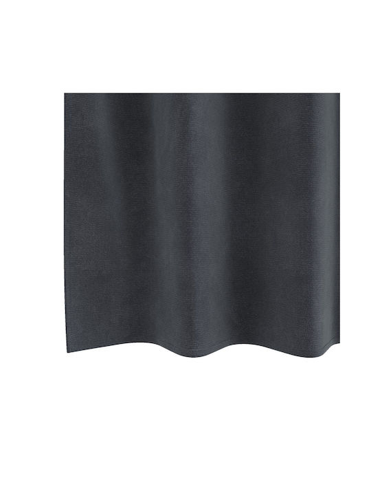 vidaXL Set Vorhänge Fenster mit Grommets Schwarz 140x140cm