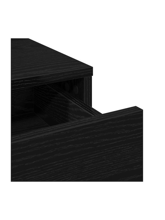 Тоалетна за грим Дървена Black Oak с Огледало 50x41x140бр