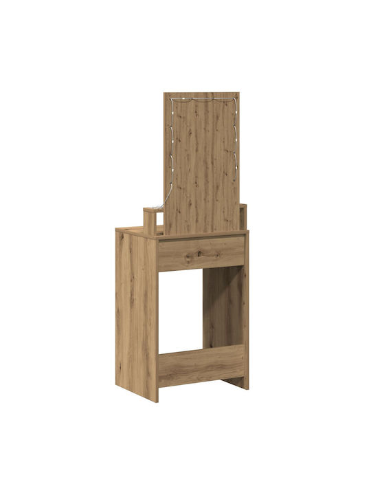 Тоалетна за грим Дървена Artisan Oak с Огледало 50x41x140бр