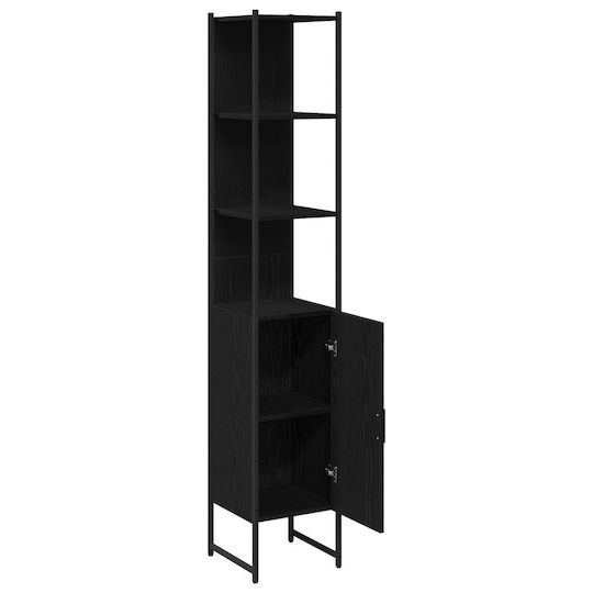 vidaXL 862240 Στήλη Μπάνιου Δαπέδου 33x33x185.5cm Δρυς