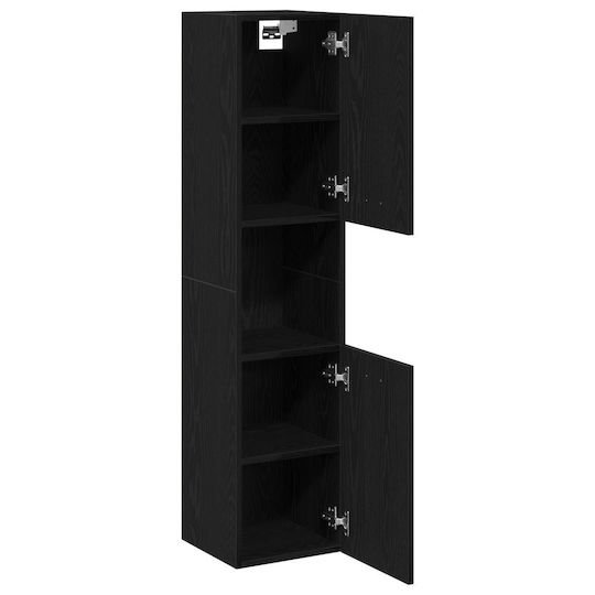 vidaXL Badezimmersäule Wandhängeschrank H30xB30xH130cm Eiche