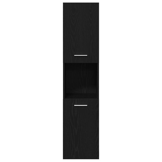 vidaXL Badezimmersäule Wandhängeschrank H30xB30xH130cm Eiche