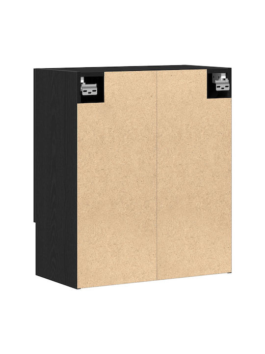 Kabinett Wand Black Oak 60x31x70cm