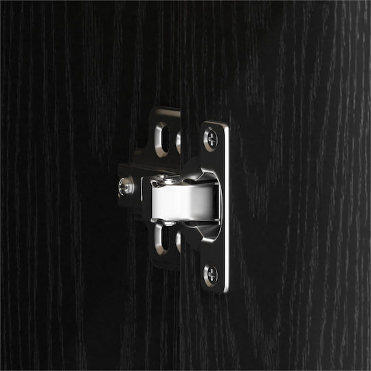Μπουφές mit Schubladen Black Velvet-Black Metal 60x30x75cm