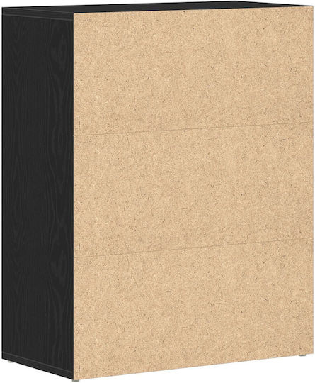 Μπουφές mit Schubladen Black Velvet-Black Metal 60x30x75cm