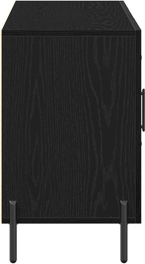 Мебели за съхранение Черно 100x36x60см