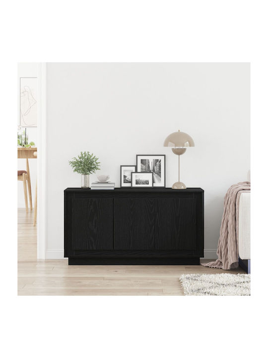 Bufet din Lemn Negru 102x35x55cm