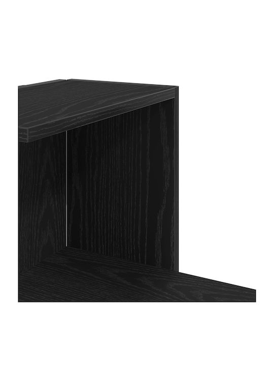Ъглова Поставка Стенен Black Oak 36.5x36.5x140см.