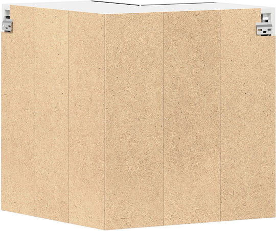 Dulap de Colț pardoseală Μαύρο Δρυς 57x57x60buc