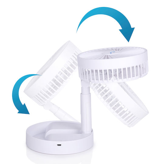 Lifetime USB Klappbarer Ventilator Weiß 871125224959