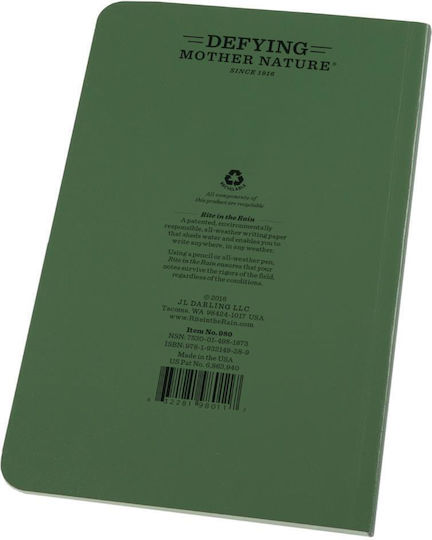 Rite in the Rain Notizbuch 80 Blätter Grün