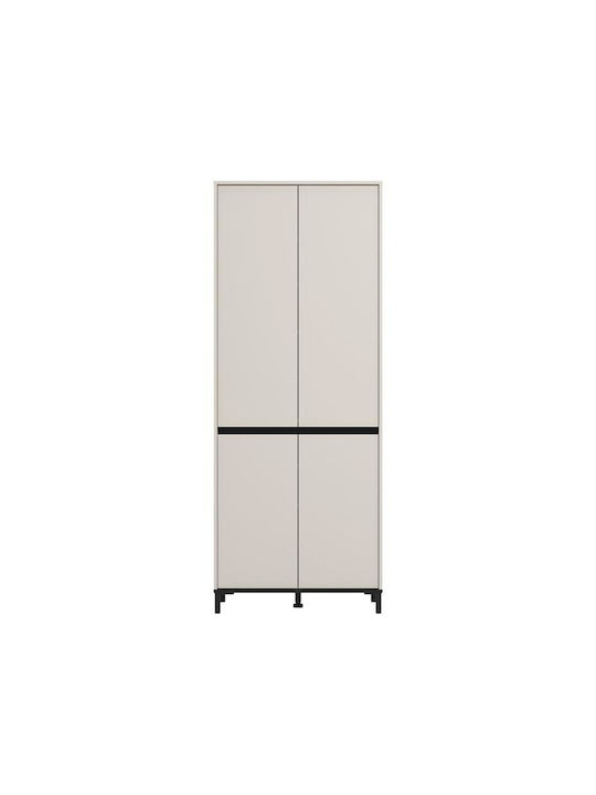 Holz Schuhschrank Flannan 2k4v 80x40x205cm