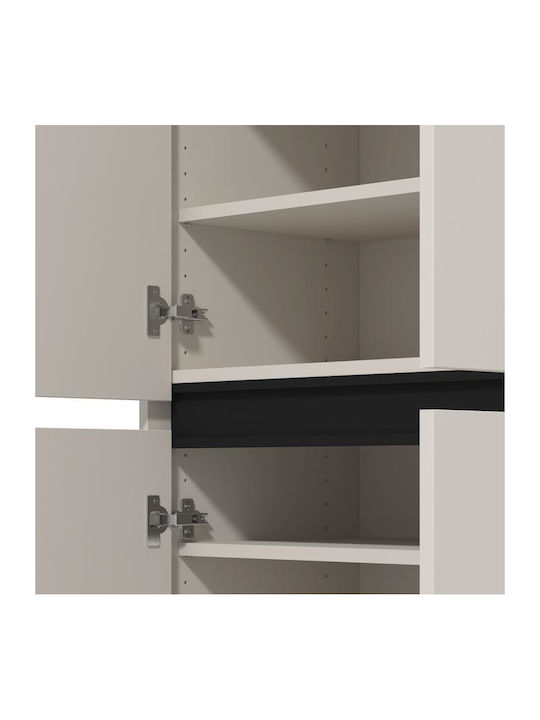 Holz Schuhschrank Flannan 2k4v 80x40x205cm