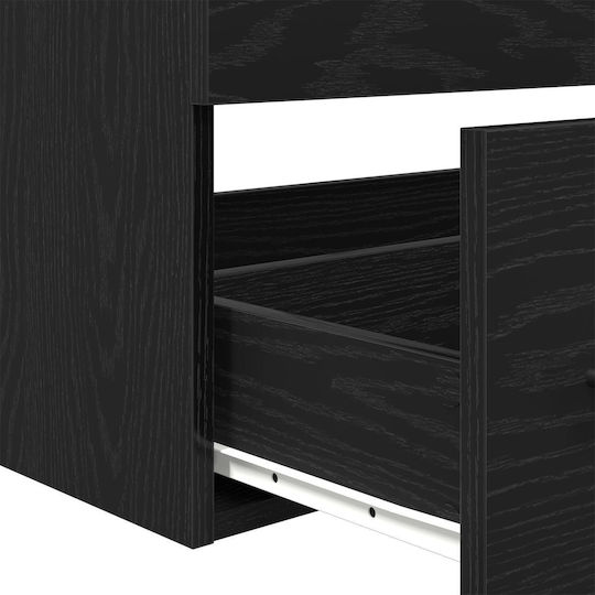 vidaXL 862569 Oglindă Rectangulară din Oțel Inoxidabil cu Dulap 90x45cm Neagră vidaXL 862569 Oglindă Rectangulară din Oțel Inoxidabil cu Dulap 90x45cm Neagră
