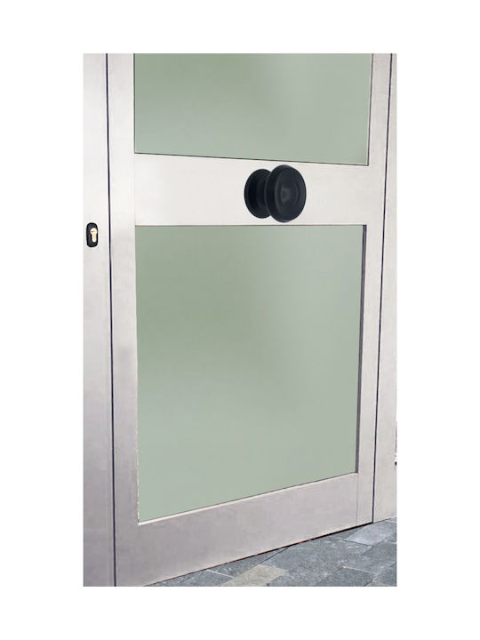 Saguatti Knob Front Door Black Electrocolour