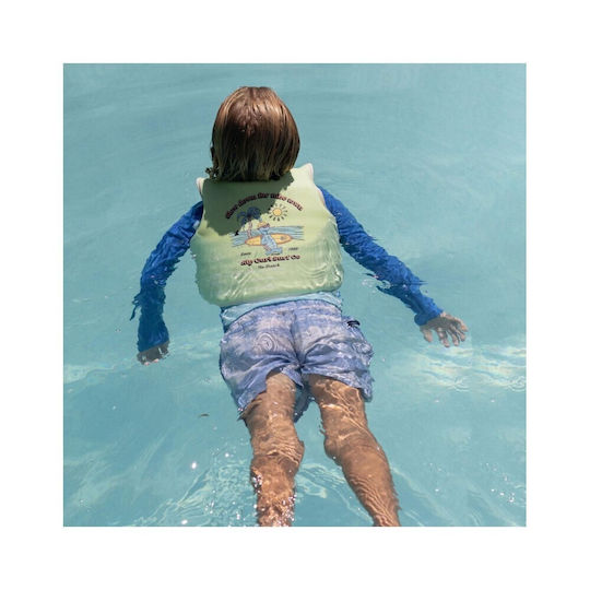 Sunnylife Kids' Swim Vest Shred Turtle Aqua 3-6 Years