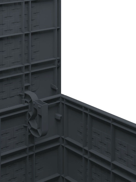 vidaXL Outdoor Storage Box Gray L55xW53xH57cm