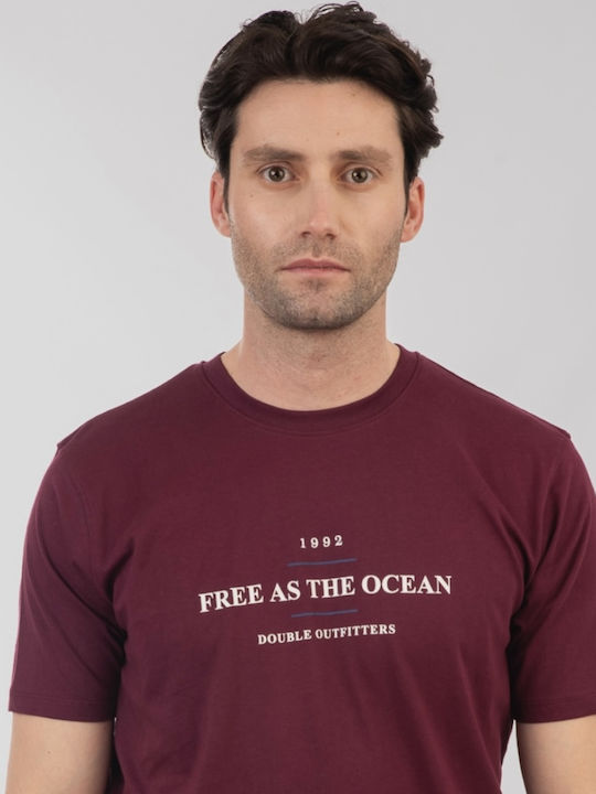 T-shirt Burgundy