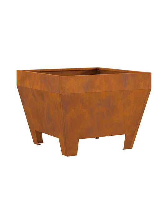 vidaXL Firepit Brown 50x50x30cm