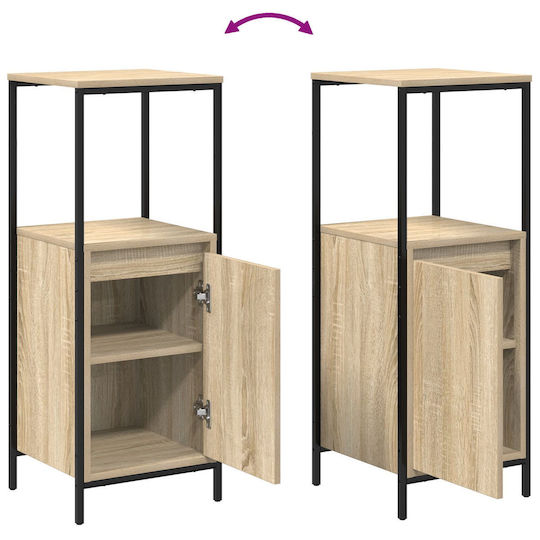 vidaXL Blat cu Lavoar Walnut