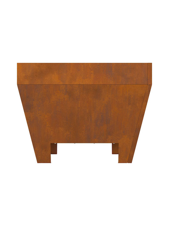 vidaXL Firepit Brown 50x50x30cm