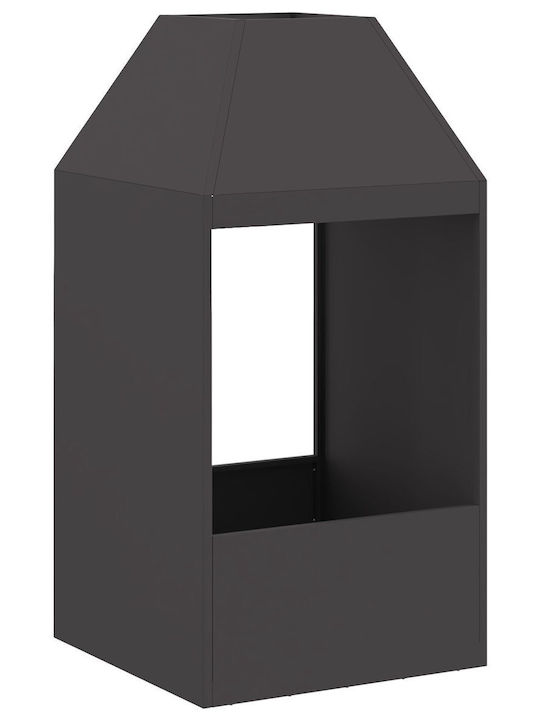 vidaXL Τζάκι Εσωτερικού Χώρου Μεταλλικό 50x50x100cm