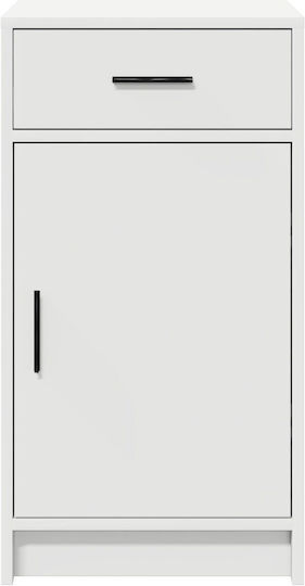 Büroaufbewahrungsschrank aus MDF Weiß 40x41x75cm