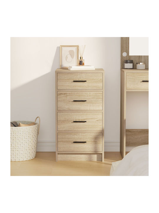 Office Storage Chipboard Drawer Sonoma L40xW41xH75cm
