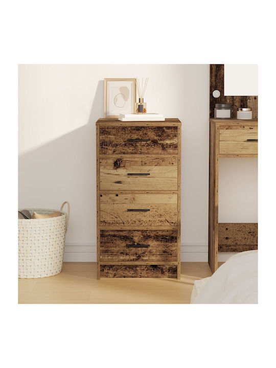 Office Storage Solid Wood Drawer Natural L40xW41xH75cm