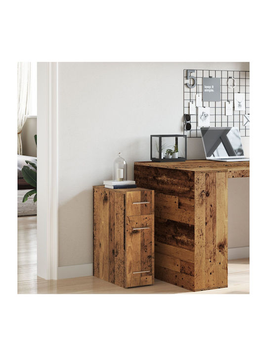 Wooden Office Drawer Old Wood 20x45.5x60cm