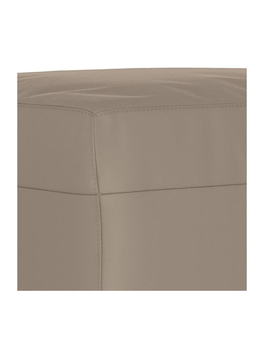 Living Room Furniture Set 3-Seater & 2-Seater & Stool Brown