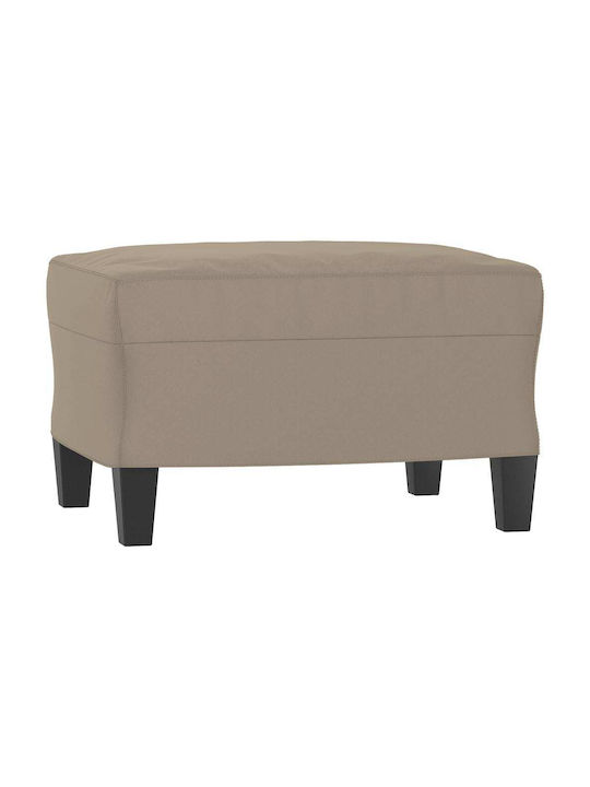 Living Room Furniture Set 2-Seater & 2-Seater & Stool Brown