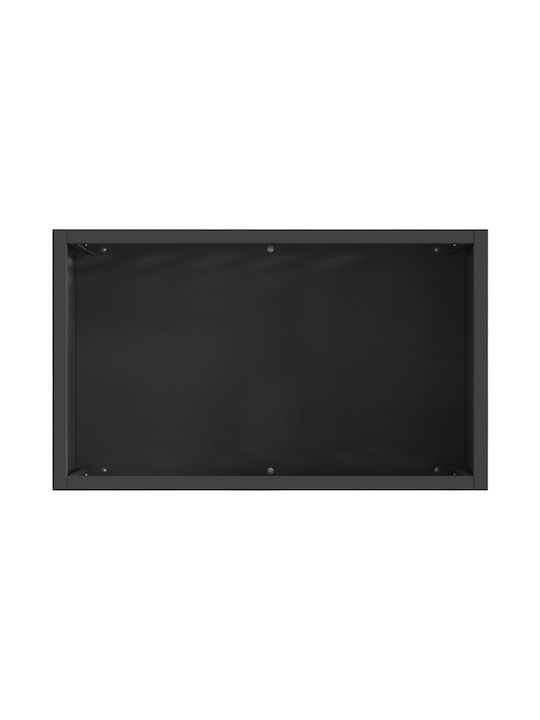 vidaXL Firepit Black 50x30x40cm