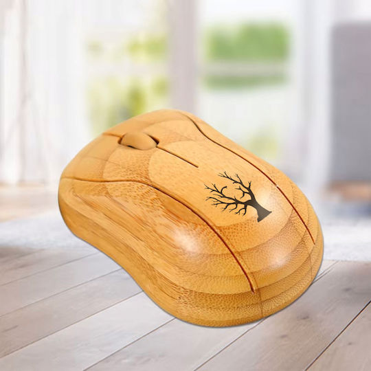 Skymnos Wireless Keyboard & Mouse Set English US Bamboo