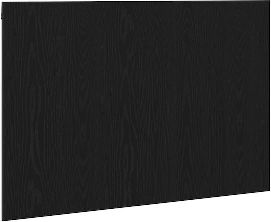 vidaXL Wooden Bed Headboard Black Oak 120x80cm