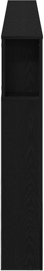 vidaXL Tăblie De Pat Din Lemn Negru Stejar 220x103.5cm
