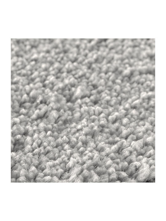 vidaXL Non-Slip Bath Mat Cotton 4019835 Grey 60x90cm