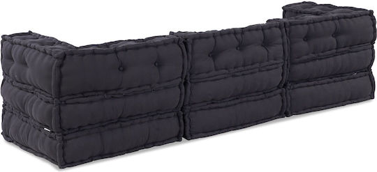 vidaXL Pernă De Canapea De Grădină Cu Spătar Antracit 3 Buc 70x70cm (Diverse Culori)