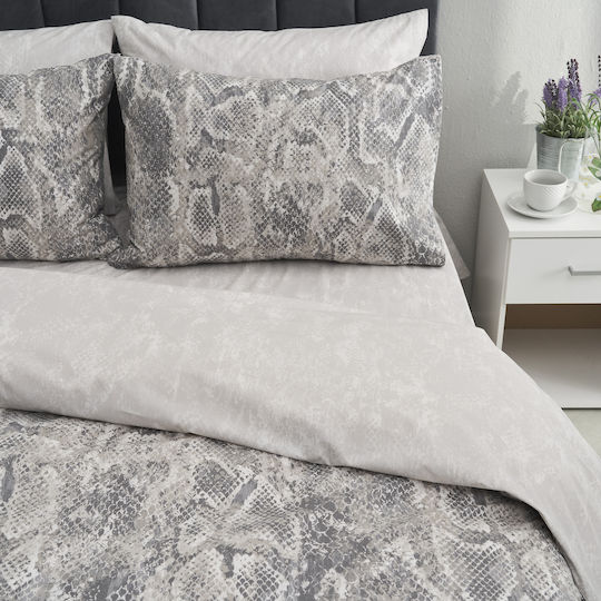 Charalambidis Textiles Sahara Σεντόνι Μονό με Λάστιχο 90x200+30εκ. Γκρι