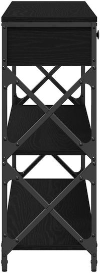 Конзолна маса от Дърво & Метал Black Oak Д100xШ28xВ75cm