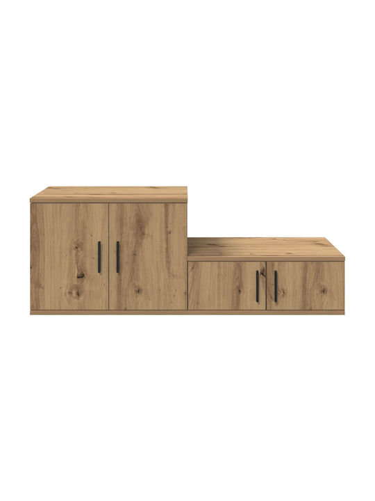 Cabinet Storage Solid Wood L108xW41xH40cm