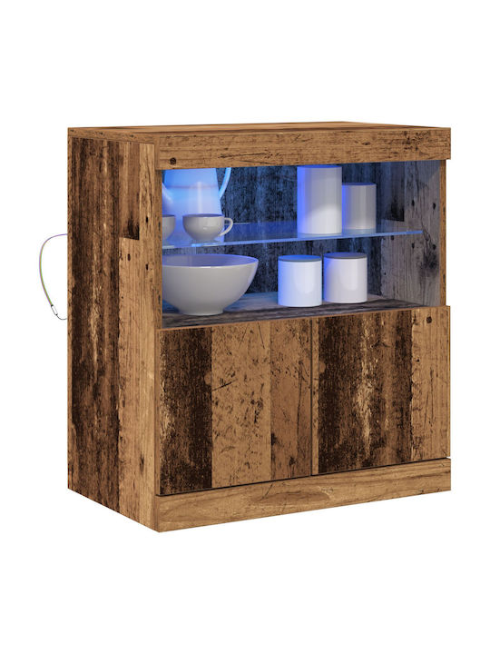 Cabinet Storage Solid Wood L60xW37xH67cm