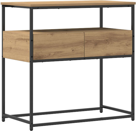 Конзолна маса от Дърво & Метал Artisan Oak Д75xШ40xВ75cm