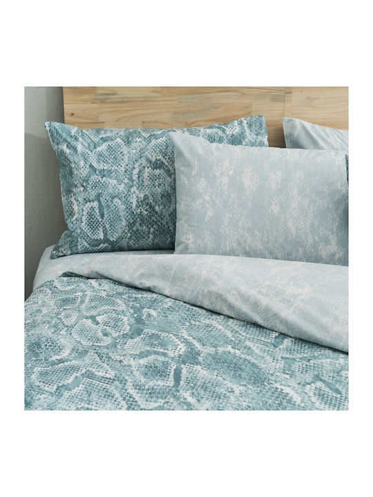 Charalambidis Textiles Duvet Cover Single 160x240 Sahara Turquoise