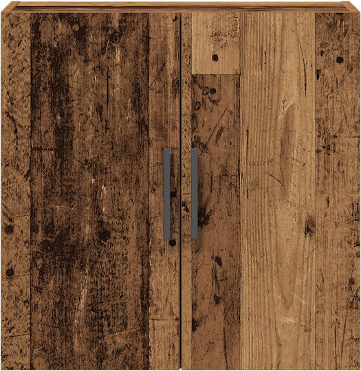 Wall Living Room Cabinet made of Particle Board Old Wood 60x31.5x60cm