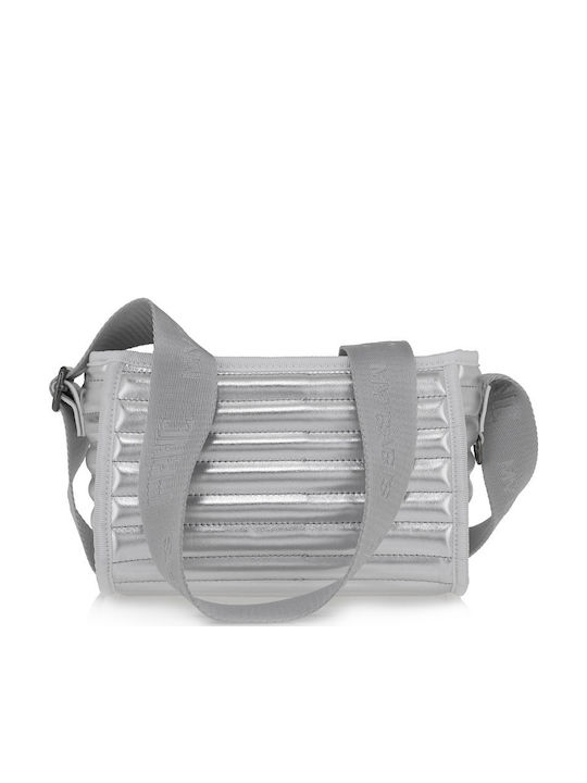 Damentasche Messenger Silber