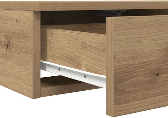 vidaXL Bettkasten aus Holz Oaks 135x36.5x16.5cm