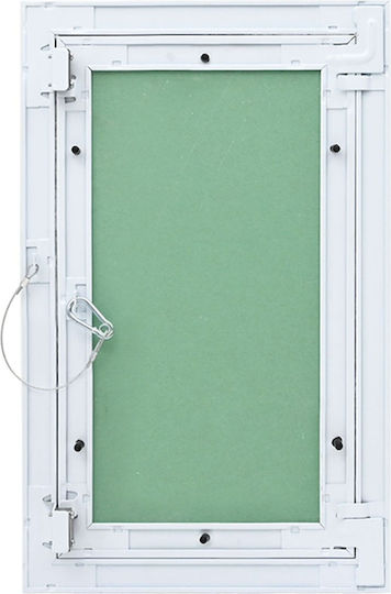 Vidaxl Access Panel Aluminum Frame Plasterboard 250x400 mm Green